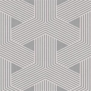 PARATO FLORAL FUSION PVC/TNT DESIGN GREY 0,53X10,05MT