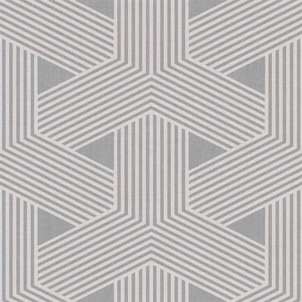 PARATO FLORAL FUSION PVC/TNT DESIGN GREY 0,53X10,05MT
