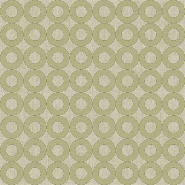 PARATO FLORAL FUSION PVC/TNT DESIGN GREEN 0,53X10,05MT