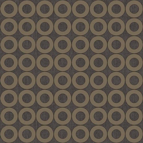 PARATO FLORAL FUSION PVC/TNT DESIGN BROWN 0,53X10,05MT