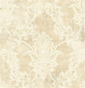 PARATO IN TNT CREAM     DAMASCO 0,52X10,05MT