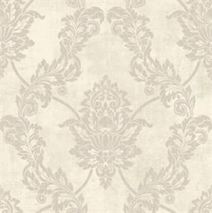 PARATO IN TNT IVORY     DAMASCO 0,52X10,05MT
