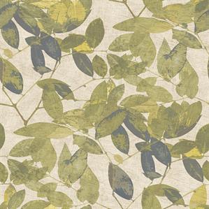PARATO HERBARIUM ECODECO/FOLIAGE GREEN 0,53X10,05MT