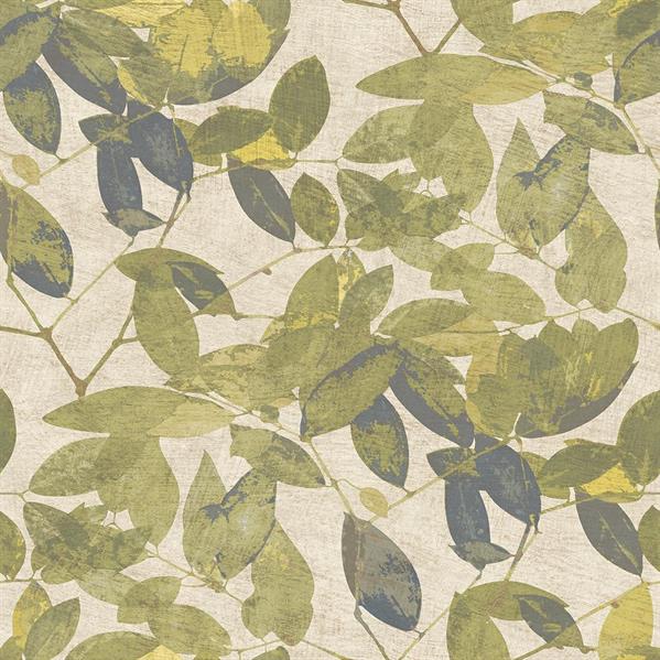 PARATO HERBARIUM ECODECO/FOLIAGE GREEN 0,53X10,05MT