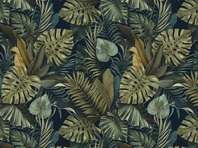 MURALE NEW FUSION TNT   /FOLIAGE WALL GOLD MIS. AL MQ