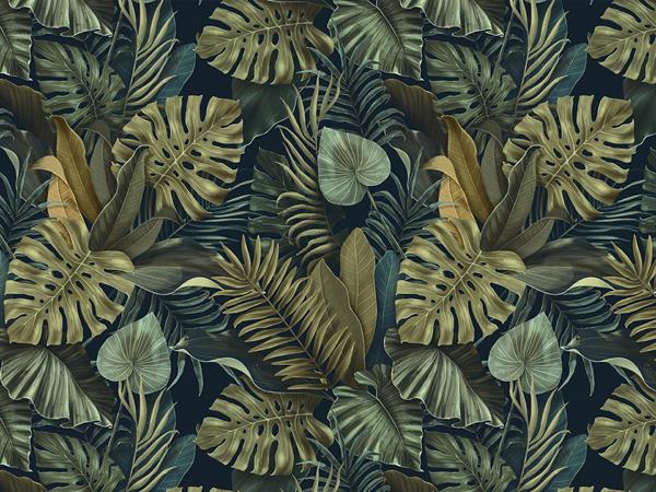 MURALE NEW FUSION TNT   /FOLIAGE WALL GOLD MIS. AL MQ