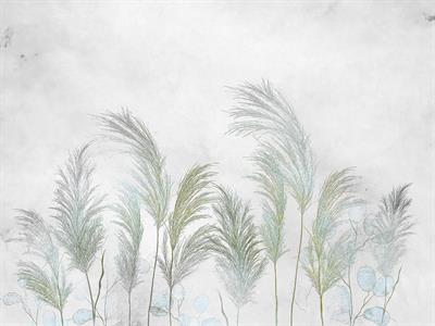 MURALE IN TNT CALYPSO   /FOLIAGE LIGHT BLUE MIS. AL MQ