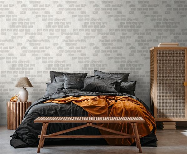 PARATO UNICO 2024 VINILICO/TNT WALL GREY 1,59X2,80H MT(3TELI)