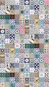 PARATO UNICO 2024 VINILICO/TNT TILES VIETRI 1,59X2,80H MT(3 TELI
