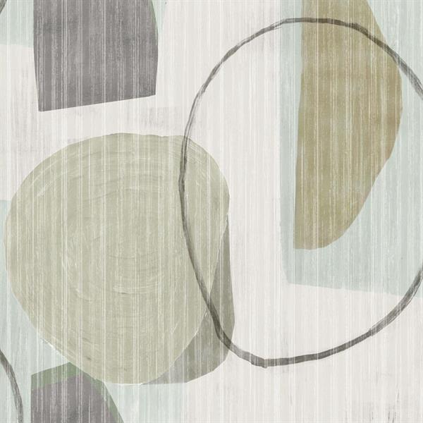 PARATO ARTIST 2024 TNT/ ACRYL GEOM.GREEN 0,53X10,05MT