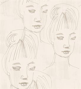 PARATO ARTIST 2024 TNT/ ACRYL DISEGNO VOLTI 0,53X10,05MT