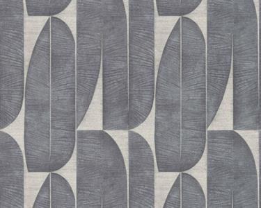 PARATO HOMECOMING PVC   /TNT FOLIAGE GREY 0,53X10,05MT