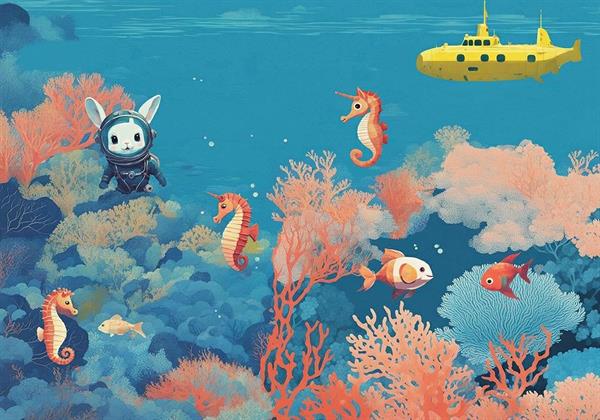 MURALE JOY  IN TNT      /SEA KIDS BLUE MIS. AL MQ