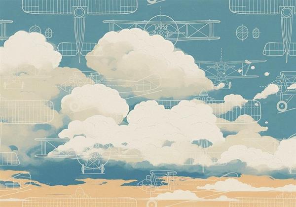 MURALE JOY  VINILICO    /SKY KIDS VLUE MIS. AL MQ