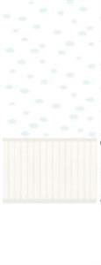 PARATO WALLPANEL  VINILICO/TNT BOIS. CLOUDS 1,59X2,80H CM(3TELI)