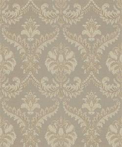PARATO ROYAL VINILICO SU/TNT DAMASCO TAUPE 0,53X10,05MT