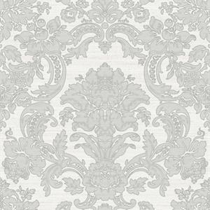 PARATO ROYAL VINILICO SU/TNT DAMASCO GREY 0,53X10,05MT