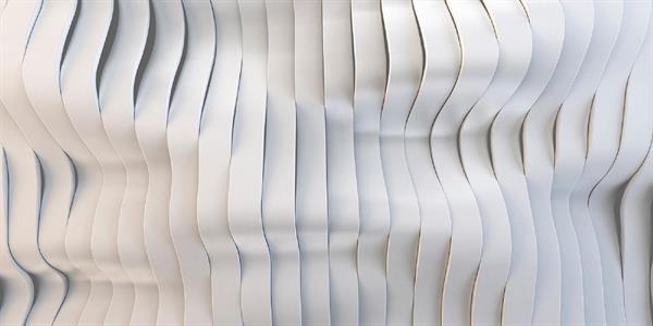 WALL BY PATEL 4 STAMPA  /DIGITALE - DESIGN  WHITE 500x250H.CM