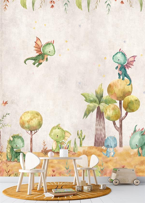 PARATO CUTE WALLS ECO   /TNT DRAGON K. 2,12X2,80H MT (4 TELI)