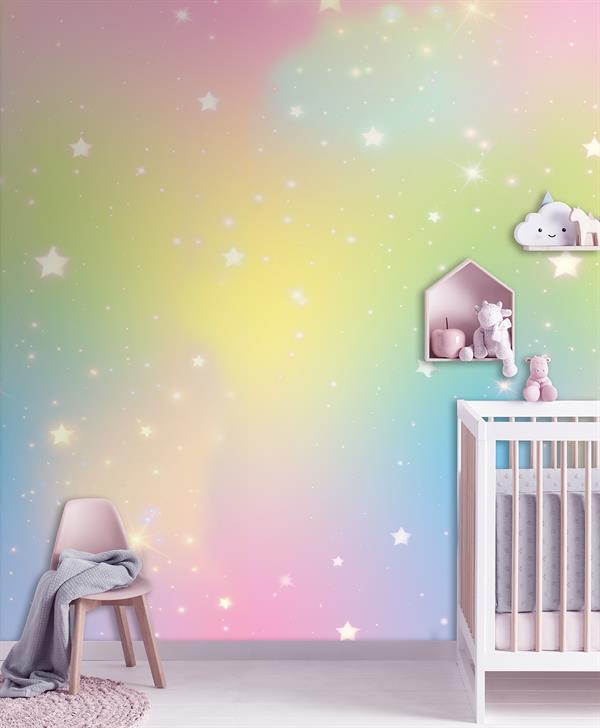 PARATO CUTE WALLS ECO   /TNT STARS KIDS 2,12X2,80H MT(4 TELI)