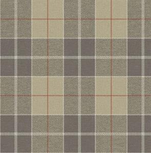 PARATO SAUVAGE 2 IN TNT / SCOZZESE BROWN/BEIGE 0,52X10,05MT