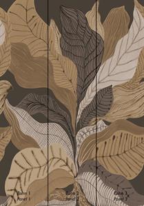 STAMPA RAKU IN TNT      /FOLIAGE BEIGE 2,10X3,00H MT (3 TELI)