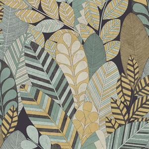 PARATO RAKU IN TNT      /FOLIAGE BLU MARINE 0,53X10,05MT