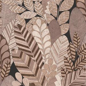PARATO RAKU IN TNT      /FOLIAGE FANGO 0,53X10,05MT