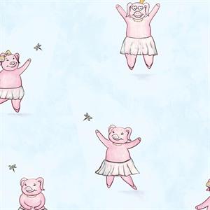PARATO HAPPY INNER CHILD/IN TNT PIG PINK 0,53X10,05MT