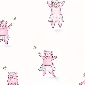 PARATO HAPPY INNER CHILD/IN TNT PIG PINK 0,53X10,05MT
