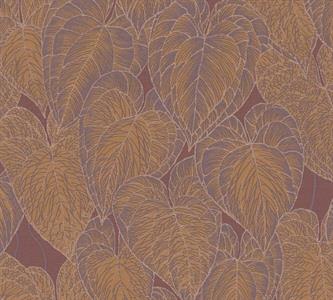 PARATO HEARTHBEAT VOL.2 /PVC/TNT FOLIAGE ORANGE 0,53X10,05 MT