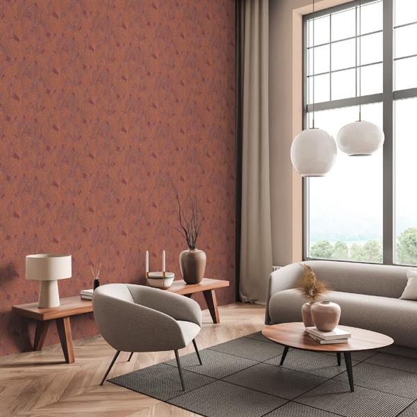 PARATO HEARTHBEAT VOL.2 /PVC/TNT FOLIAGE ORANGE 0,53X10,05 MT