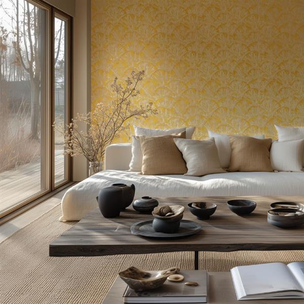 PARATO HEARTHBEAT VOL.1 /PVC/TNT DESIGN YELLOW 0,53X10,05MT