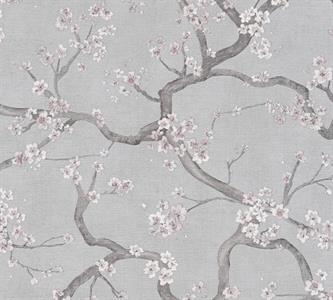 PARATO HEARTHBEAT VOL.1 /PVC/TNT FLOWERS GREY 0,53X10,05MT