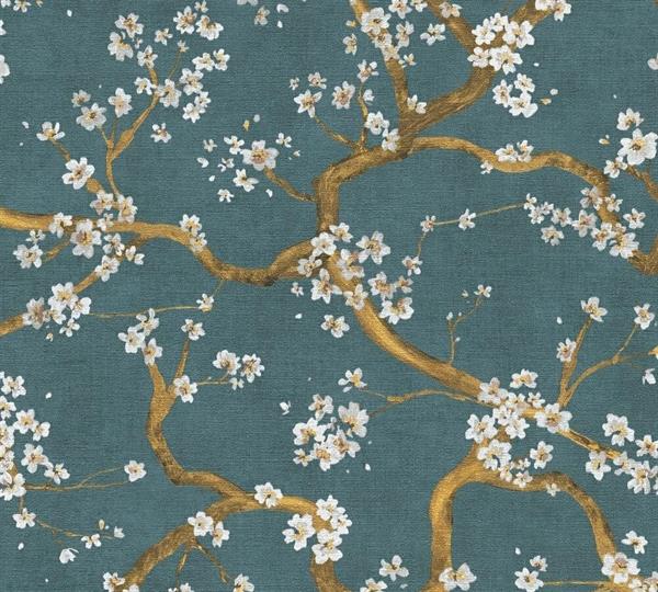 PARATO HEARTHBEAT VOL.1 /PVC/TNT FLOWERS WHITE 0,53X10,05MT
