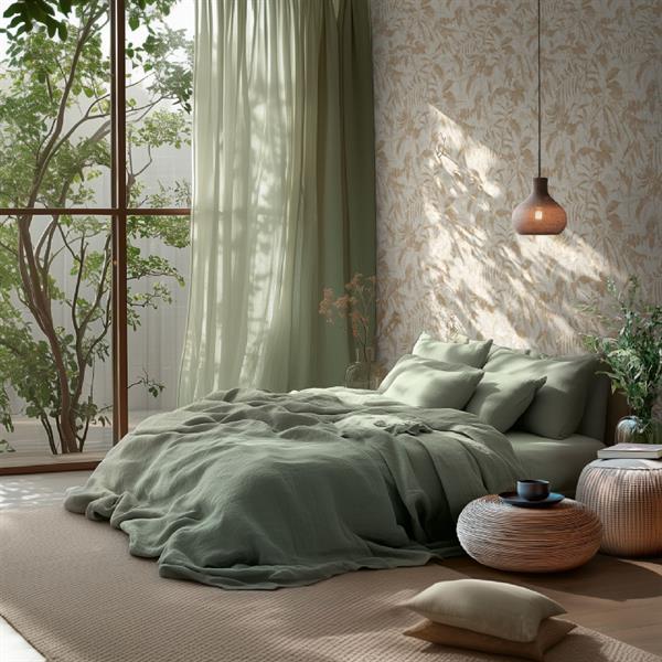 PARATO HEARTHBEAT VOL.1 /PVC/TNT FOLIAGE GREEN 0,53X10,05MT