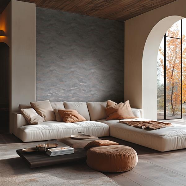 PARATO HEARTHBEAT VOL.1 /PVC/TNT MATERICO GREY 0,53X10,05MT