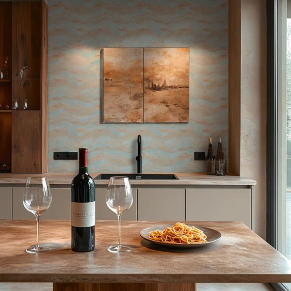 PARATO HEARTHBEAT VOL.1 /PVC/TNT MATERICO L.BLUE 0,53X10,05MT