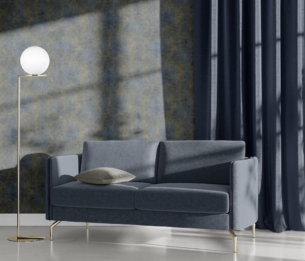 PARATO CHIC&CHARM PVC   /TNT MATERICO BLUE 0,53X10,05MT