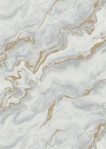PARATO CHIC&CHARM PVC   /TNT MARMO BIANCO 0,53X10,05MT