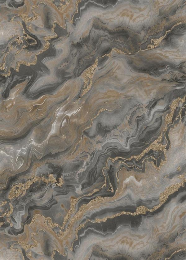 PARATO CHIC&CHARM PVC   /TNT MARMO BROWN 0,53X10,05MT