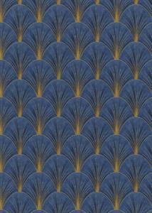 PARATO CHIC&CHARM PVC   /TNT DESIGN BLUE 0,53X10,05MT