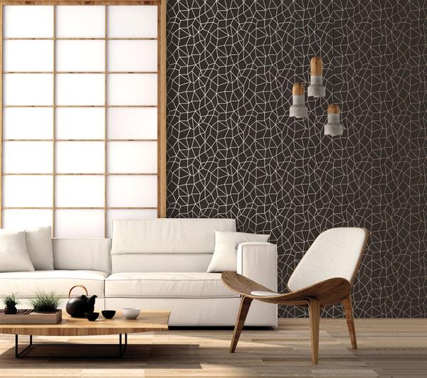 PARATO SPECIAL FX 2 IN  PVC/TNT DESIGN BLACK 0,53X10,05MT