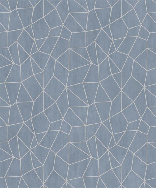 PARATO SPECIAL FX 2 IN  PVC/TNT DESIGN BLUE SILVER 0,53X10,05MT
