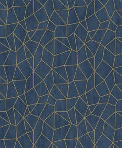 PARATO SPECIAL FX 2 IN  PVC/TNT DESIGN BLUE 0,53X10,05MT