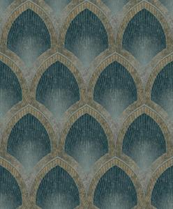 PARATO SPECIAL FX 2 IN  PVC/TNT DESIGN GREEN 0,53X10,05MT