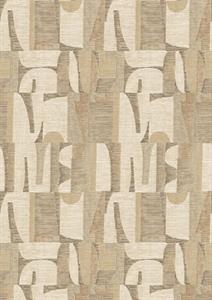 STAMPA IMANI IN PVC/TNT /DESIGN BEIGE 2,12X3,00H  MT(4 TELI)