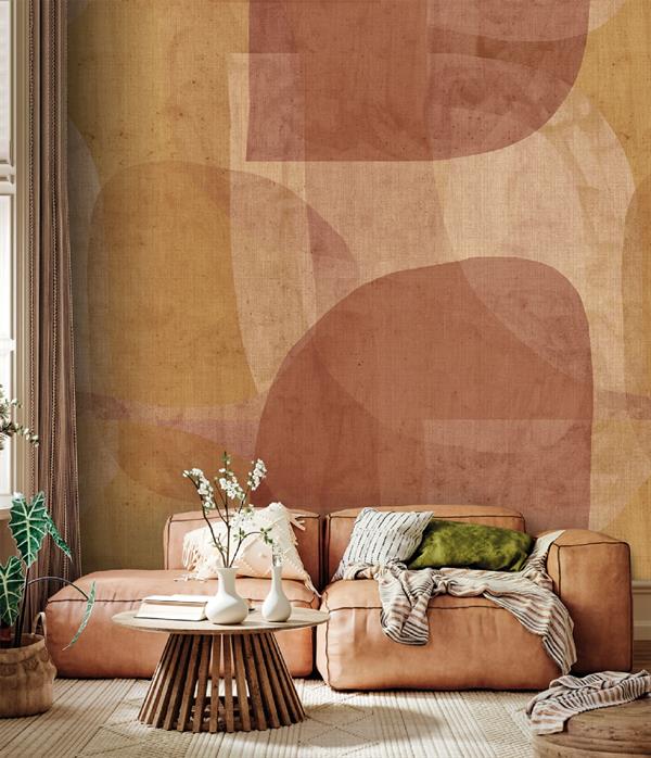 STAMPA IMANI IN PVC/TNT /DESIGN ORANGE 3,18X3,00H MT(6 TELI)