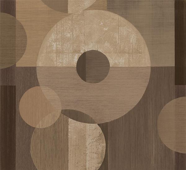 STAMPA IMANI IN PVC/TNT /DESIGN BROWN 3,18X3,00H MT(6 TELI)