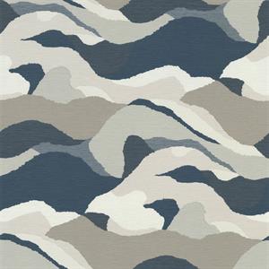 PARATO POP COLOURS PVC/ TNT DESIGN MULTIBLUE 0,53X10,05MT